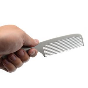 <b>Creative</b> <b>Gift</b> Silver Stainless Steel Hair Styling Comb with Fine Tooth - Product Image 5