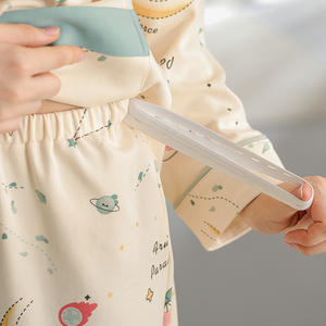 Ensembles de <span class=keywords><strong>pyjamas</strong></span> personnalisés en bambou pour femmes enceintes et allaitantes, vêtements de nuit avec poche d'allaitement, <span class=keywords><strong>pyjamas</strong></span> pour mamans - Product Image 5