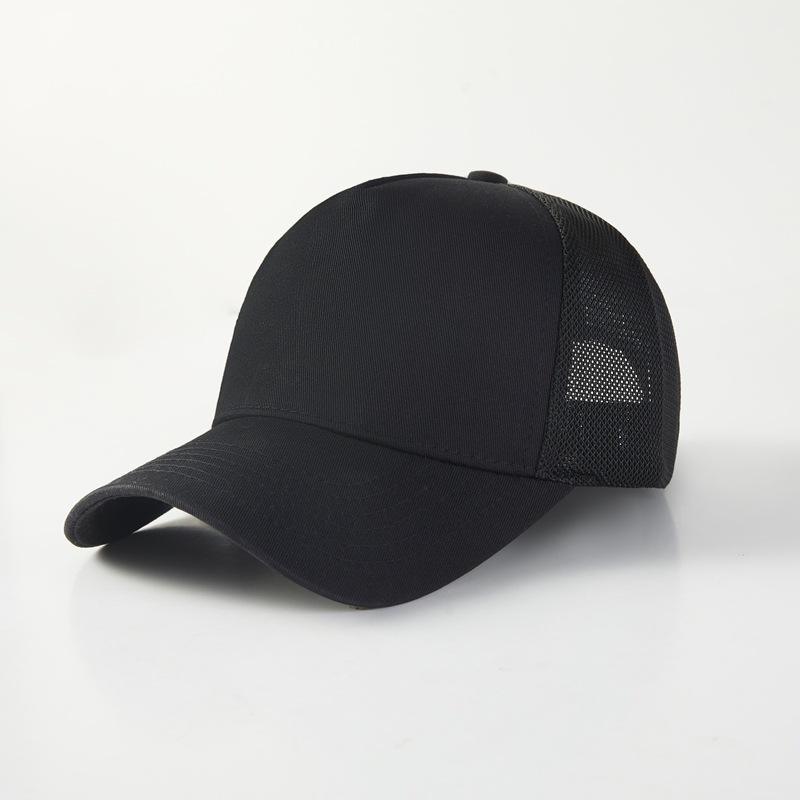 Black net cap