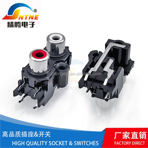 Porta <span class=keywords><strong>RCA</strong></span>-207 circa <span class=keywords><strong>2</strong></span> Pin foro Av <span class=keywords><strong>Jack</strong></span> Audio - Product Image 4