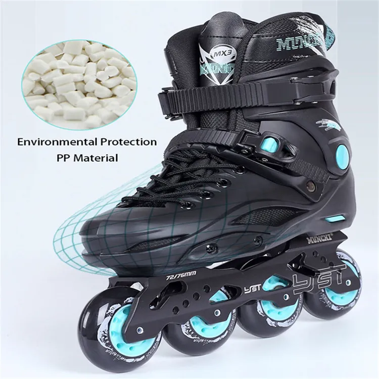 Professionele Skiting ABEC-11 Met Zwarte Mannen Rolschoenen Skates 4 Wielen Voor Vrouwen