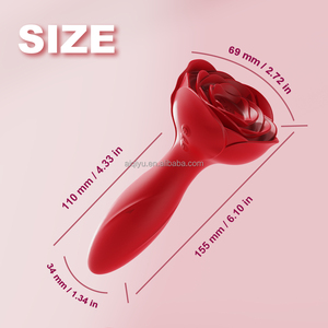Vibrador Anal en Forma de Rosa con Inflado Automático, Masturbador para Parejas, Juguetes Sexuales para una Experiencia Sexual Mejorada - Product Image 3