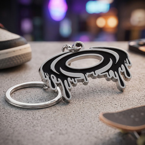 Porte-clés personnalisés <span class=keywords><strong>de</strong></span> forme irrégulière en alliage <span class=keywords><strong>de</strong></span> zinc émaillé, vente en gros <span class=keywords><strong>pour</strong></span> promotions <span class=keywords><strong>de</strong></span> marques et cadeaux promotionnels - Product Image 5
