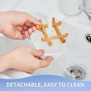 Jaboneras <span class=keywords><strong>de</strong></span> bambú desmontables para jaboneras <span class=keywords><strong>de</strong></span> barra <span class=keywords><strong>con</strong></span> drenaje para ducha para lavabo <span class=keywords><strong>de</strong></span> <span class=keywords><strong>baño</strong></span> pequeña caja <span class=keywords><strong>de</strong></span> jabón <span class=keywords><strong>de</strong></span> madera <span class=keywords><strong>con</strong></span> tapa - Product Image 5