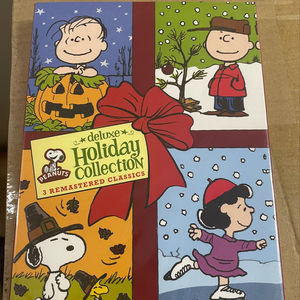 Peanut-s Deluxe Holiday Collection 3 Remastered Classics Best Christmas Gift <strong>Kids</strong> Movies Children Cartoons Best Selling <strong>Dvd</strong> - Product Image 1