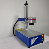 Machine de marquage laser à fibre de bureau multi-matériaux pour gravure sur métal