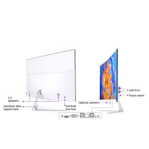 23.8 Inch Wall-Mounted All-in-One PC Core I5 9500 16G <b>RAM</b> 1TB SSD OEM Ultra-Thin LCD 3MP Camera Computer RZ238 Wholesale All in - Product Image 2