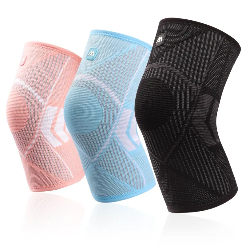 Hot Seller Breathable High Elastic Knitted Knee Sleeve Knee Support For Knee Joint Protection