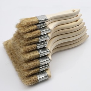 Pinceau à peinture à poils de 63,5 mm avec manche en bois, outil de peinture plat - Product Image 3