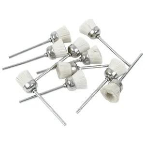 Steel Wire Brush 100PCS Dental Wire Polishing Wheels Dental Polishing Tool