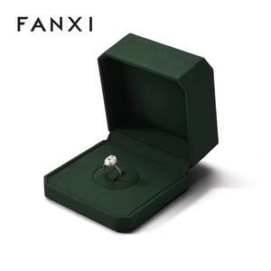 Caja de Joyería de Microfibra FANXI, Cajas de Empaque de Joyería de Lujo del Fabricante - Product Image 3