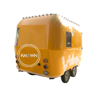 Remorque alimentaire Smile approuvée CE, chariot de vente de hot-dogs, chariot de café avec cuisine complète, camion de nourriture mobile pour crème glacée - Product Image 2