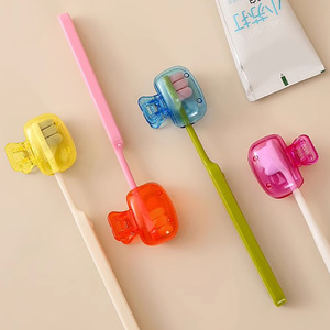 <b>Toothbrush</b> storage clip, travel essential, <b>toothbrush</b> <b>head</b> cover, <b>toothbrush</b> cap, brush shell protection, portable plastic - Product Image 1