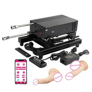 Potente máquina sexual de 200W con doble control para hombres <span class=keywords><strong>y</strong></span> mujeres, 2P con accesorios de dildo, vibrador vaginal <span class=keywords><strong>y</strong></span> anal. - Product Image 1
