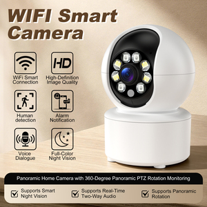 Caméra de surveillance sans fil HD 1080P pour bureau, appel vidéo, audio bidirectionnel, moniteur bébé, sécurité domestique intelligente <span class=keywords><strong>WiFi</strong></span> - Product Image 2