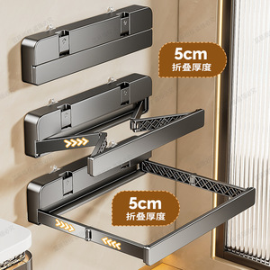 Bathroom Suction Mounted Storage Rack Rectangular Durable 8-11.9in Depth For Sink Organization - Product Image 4