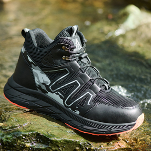 AOYU OEM Bottes <span class=keywords><strong>de</strong></span> travail <span class=keywords><strong>d</strong></span>'hiver en toile verte <span class=keywords><strong>de</strong></span> haute qualité, coupe mi-haute, style jogger, avec embout <span class=keywords><strong>de</strong></span> sécurité en <span class=keywords><strong>acier</strong></span> et doublure en fourrure, anti-<span class=keywords><strong>d</strong></span>érapantes - Product Image 1