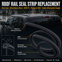 Joint d'étanchéité en caoutchouc moulé monobloc pour pare-brise Xinli Auto Glass – Remplacement étanche, coupe-vent et anti-bruit