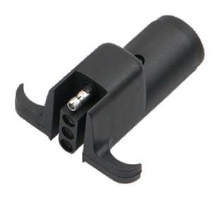 Trailer <b>Plug</b> Converter 6 to 4 <b>Adapter</b> Black Plastic Car Socket <b>Adapter</b> for American Style Trailer Connectors - Product Image 1
