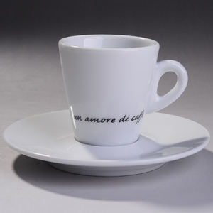 Vente en Gros Tasses Réutilisables en Porcelaine pour Café Blanc Thé Espresso Tasses avec Soucoupe - Product Image 4