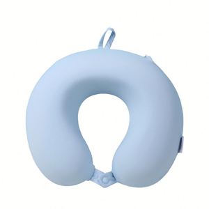 Cooling Ice Silk U-shaped <b>Pillow</b> Travel Portable Collapsible <b>Neck</b> <b>Pillow</b> Memory Foam Airplane <b>Pillow</b> Nap <b>Neck</b> <b>Pillow</b> Wholesale - Product Image 5