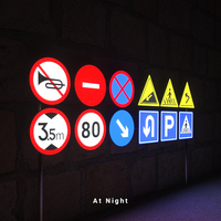 Nouveau design de plaque de signalisation LED en aluminium lumineuse active personnalisée