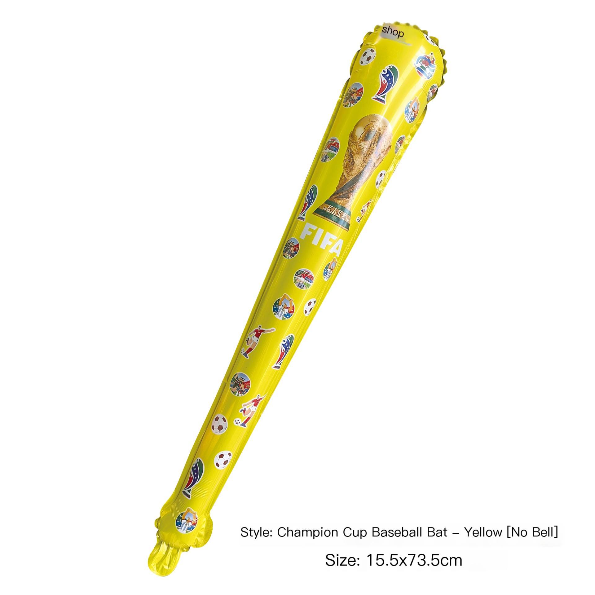 Bate de béisbol Champion Cup - Amarillo sin campana