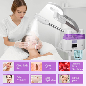 Hot Sale 3 in 1 Nano Ionic Steaming Device Spa Luxury <b>Stand</b> Ozone Steam Manual Facial Machine Steamer for Beauty Salon - Product Image 3