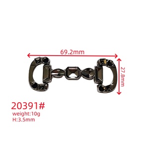 맞춤형 패션 금속 신발 버클, 양각 로고 컬러 아연 합금 신발 장식 액세서리 (벨트용) - Product Image 5
