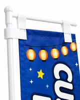 2023 vente chaude RC voiture piste affichage Figure étui Table drapeau JDM petite taille 10x30cm campagne Mini Nobori drapeau avec support
