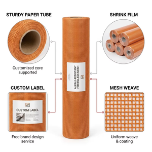 Filet en fibre de verre Yuking à prix d'usine, matériaux d'isolation avec design moderne pour murs et service de découpe sur mesure - Product Image 6