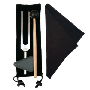 Yasutai Aluminum Alloy Tuning Fork 528Hz With <b>Percussion</b> Hammer For Yoga Therapy <b>Massage</b> Kit - Product Image 3