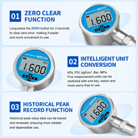 Sensor de Presión Digital Inteligente IP65 a Prueba de Agua con Bomba para Monitoreo de Sistemas de Tratamiento de Agua 10Bar 16Bar 100Bar