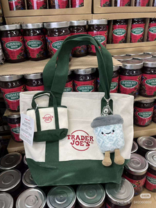 Micro tote in tela in edizione limitata con borsa per la spesa di Trader Joe's/8- - Product Image 2