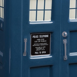 TARDIS de Doctor quien Cookie Jar colección cerámica Doctor que la caja de la policía con tapa 10 "h" - Product Image 5