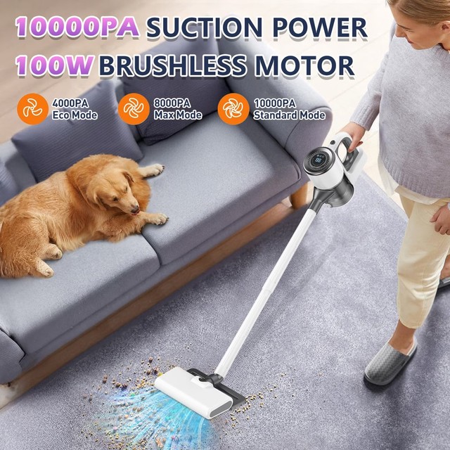 USB Rechargeable Built in Battery Wireless Handheld Vacuum Cleaner Household Large Suction Horizontal Vacuum Cleaner
