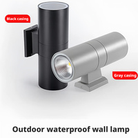 Lámpara de Pared LED Cilíndrica Impermeable para Exteriores, Moderna, para Jardín, Terraza o Villa