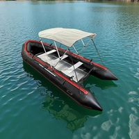 Bateaux Pneumatiques en Caoutchouc Épaissis pour la Lutte Contre les Inondations et le Sauvetage/Bateaux d'Assaut/Bateaux de Pêche pour 5 à 8 Personnes