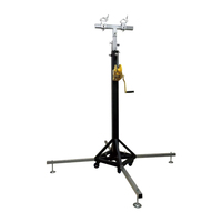 Portable 6m linéaire tableau haut-parleur support 4.5m 1200 1800 2600 livre robuste manivelle supports lumière support treillis éclairage tour de levage