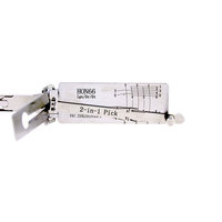 Lishi Hon66 2 en 1 Outil de décodage et de déverrouillage de serrures de portières de voiture pour Honda Acura EVERUS Trumpche
