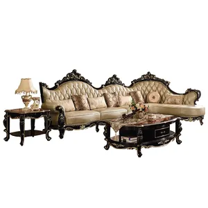 Sofá de canto royal de luxo da chaise, itália, 3 lugares, sofá de canto com salão de chaise