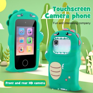 A10 Children's Dinosaur Phone Emerald Green Music <b>Camera</b> Toy For Kids Age 2-4 Years Multifunctional Gift - Product Image 4