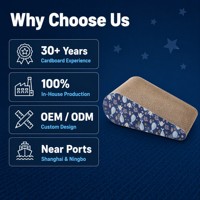 Großhandel Tropfenförmiger Katzenkratzer aus Pappe 3-in-1 Kratzmatte Bett Möbelschutz für Hauskatzen Zubehör