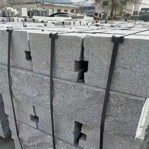 Precio barato China Granito gris claro Banco de piedra escalonada para exteriores Bordes divididos naturales Procesamiento de forma especial - Product Image 2