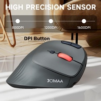 Clavier et souris sans fil ergonomiques JOMAA, repose-poignets multi-appareils, clavier et souris rechargeables pour ordinateur portable et tablette