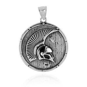 Collar con Colgante de Casco de Guerrero Vikingo Espartano para Hombre, Acero Inoxidable, Estilo Hip Hop, Amuleto de Odín, Joyería Masculina - Product Image 5