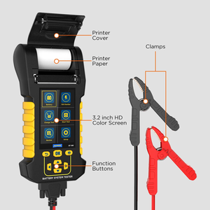 AUTOOL BT880 8-30V/A Probador de batería con monitor de impresora y prueba de arranque y prueba de carga y prueba de inicio y prueba de carga máxima y revisión de datos - Product Image 3