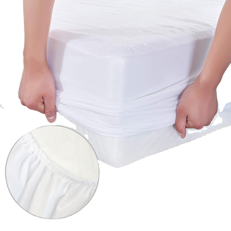 Воздухопроницаемый хлопковый водонепроницаемый матрас на молнии с ПВХ покрытием размера King