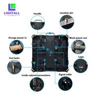 3x2m Komplettes System P3.9 Indoor LED-Display 500x500mm LED-Panel Hintergrund Indoor Outdoor Miet-LED-Bildschirm