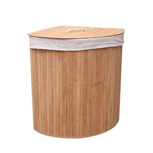 Cestino da bagno in tessuto con coperchio in tela <span class=keywords><strong>cesto</strong></span> per biancheria - Product Image 5